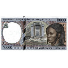 P305Fa Central African Republic - 10.000 Francs Year 1994